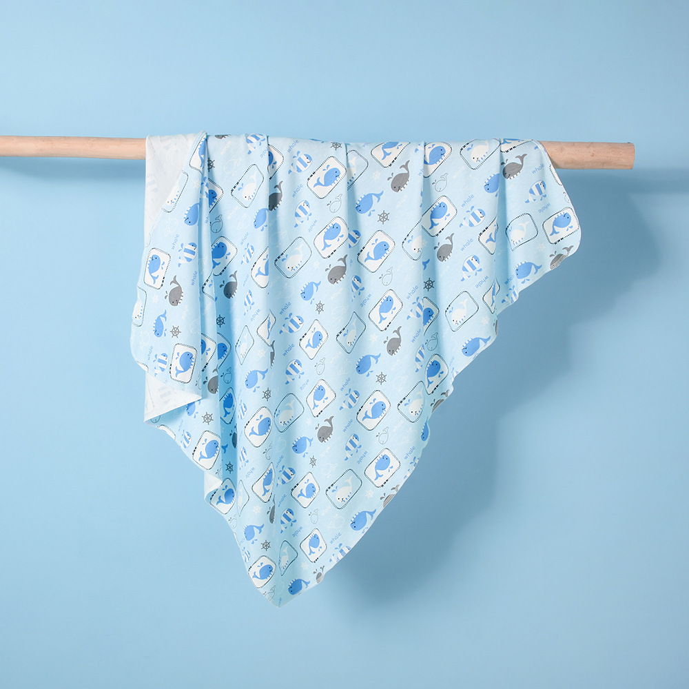 Baby quilt swaddling cotton quilt newborn blanket Four Seasons thin baby sleeping bag newborn baby supplies