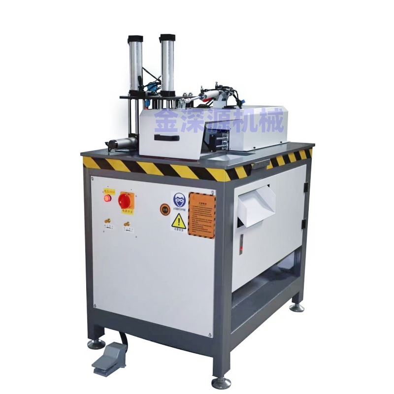 455 500铝合金门窗家具下出刀单头45度切割机铝材切铝机切角机锯