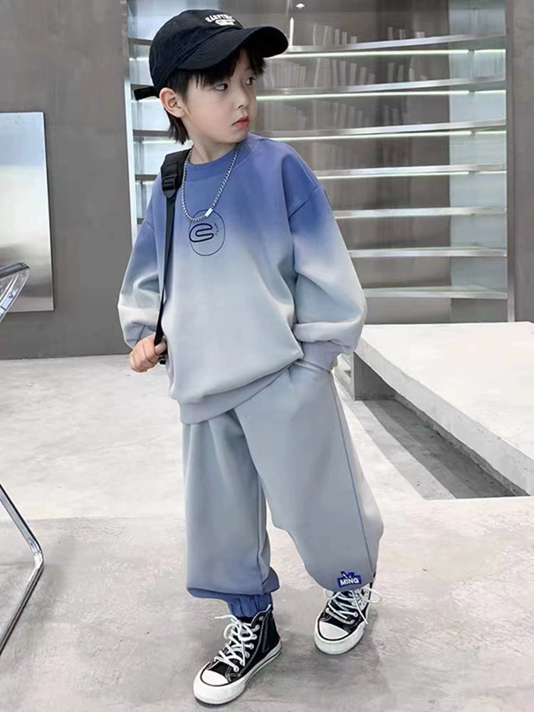 Set for boys, children's sweatshirt, for teenagers, autumn
