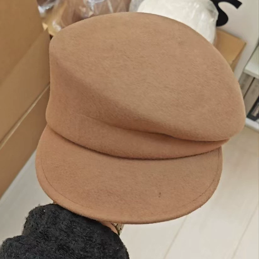 Цветная шерсть альпака, демисезонная плюшевая зимняя вязаная шапка