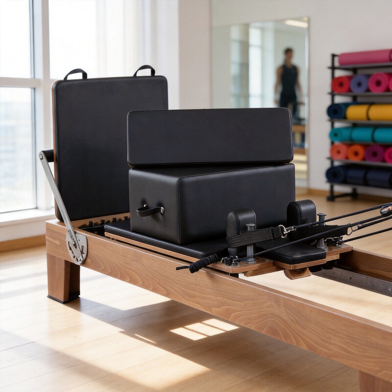 Pilates Bed Commercial Yoga Studio Equipment Women's Body Shaping Personal Training Studio Rubber Wood Pilates Core Bed Pilates Bed Commercial Yoga Studio Equipment Women's Body Shaping Personal Training Studio Rubber Wood Pilates Core Bed