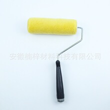 厂家批发9寸滚刷热熔中毛涂料油漆滚筒刷轮筒刷除尘纯色滚筒定制
