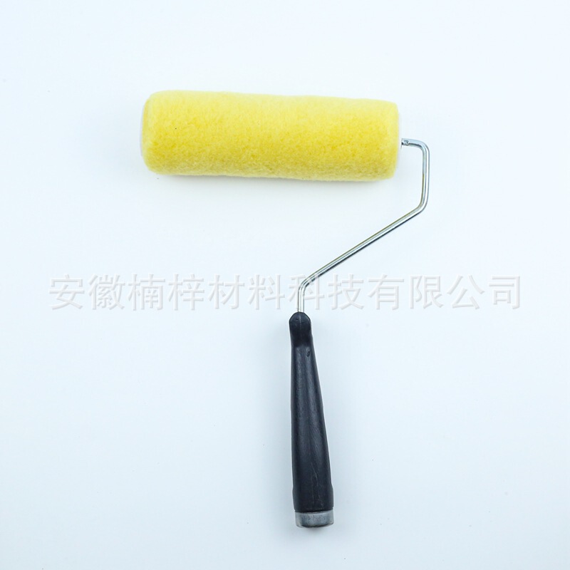 Factory Wholesale 9inch Roller Brush Hot Melt Medium Hair Paint Paint Roller Brush Wheel Barrel Brush Dust Removal Pure Color Roller Customization