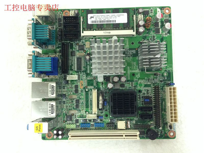 研华工控机主板AIMB-210G2 REV.A1 N270 1.6GHz/DDR2  送内存