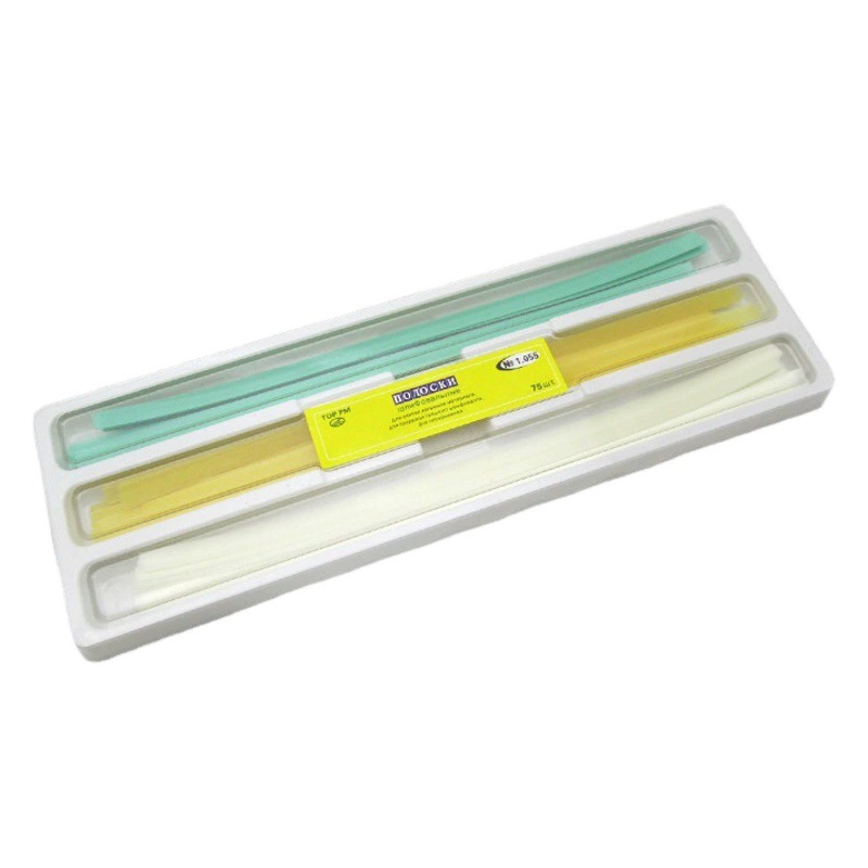 Полировочные полоски для зубов, цветные полиэстеровые полировочные полоски, полоски для удаления налета и шлифовки швов, 75 штук, защита десен.