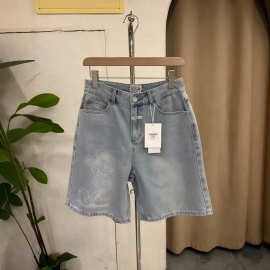 跨境男女同款五分牛仔短裤百搭休闲情侣款Denim capris现货批发