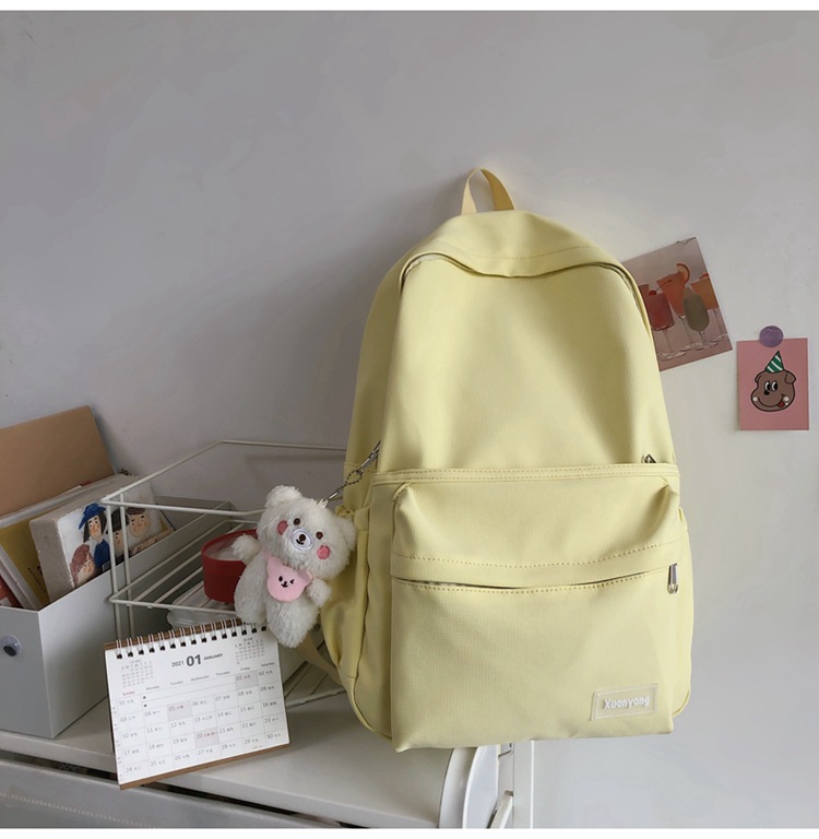 Schoolbag Female Korean Style Japanese Style Harajuku Ins College Style Junior High School Student High School And College Student Backpack Large-capacity Backpack display picture 18