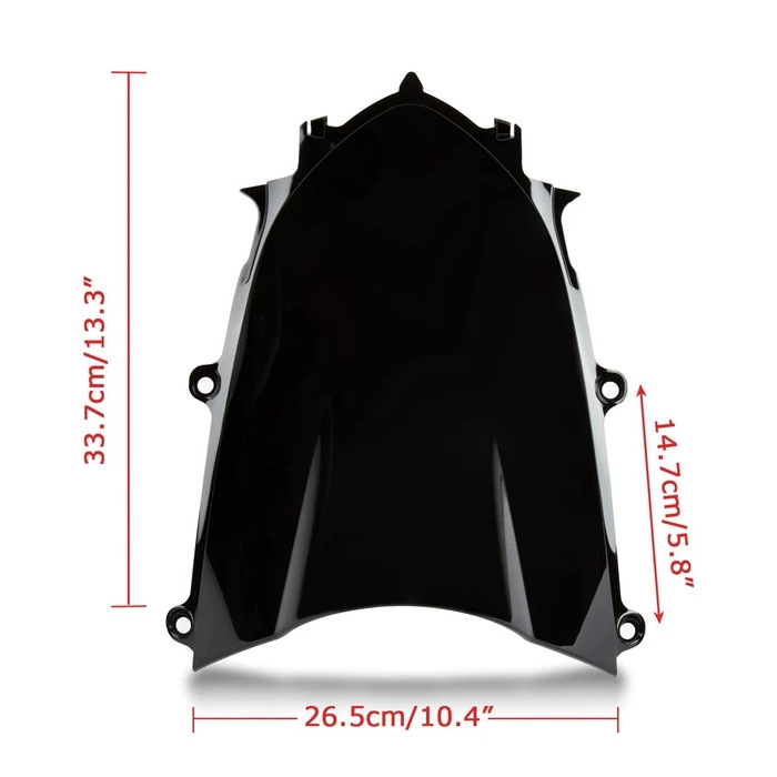 Suitable for Yamaha YZF600 R7 R6 2017-2023 motorcycle modified front windshield front windshield