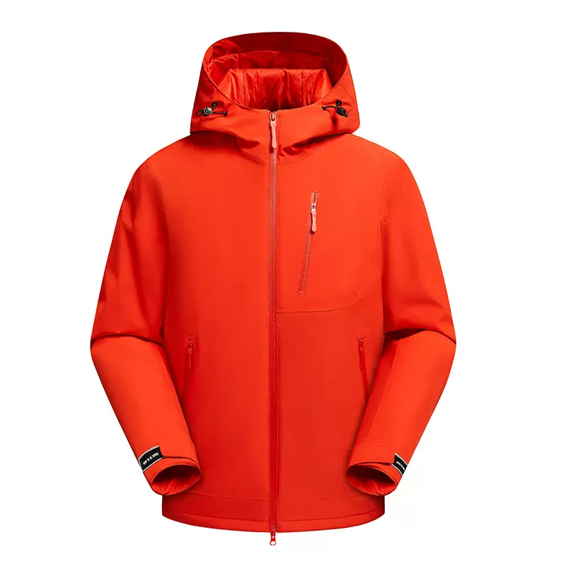 棉衣外套户外保暖防水加绒抗寒服冬季高级感企业福利团体连帽夹克