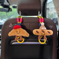 汽车后排挂钩椅背挂钩车内车载多功能挂钩车用可隐藏卡通座椅挂钩