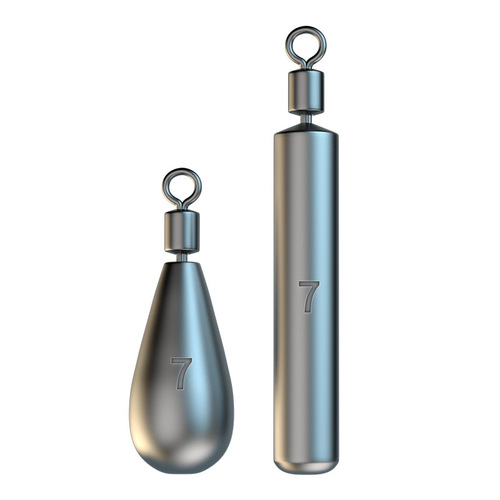 Free drop rig, backcasting lead, rotating eight-shaped ring lead sinker, sliding lead, waterdrop lead column, chicken-style lead sinker rig.