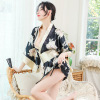 Women's kimono Sexy Satin Pajamas nightdress uniform seduction suit