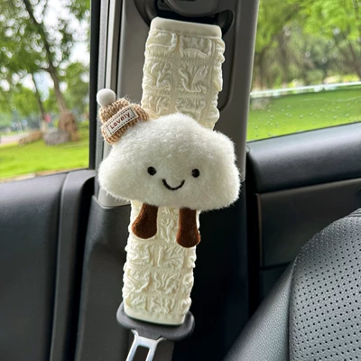 Car Interior Accessories, Wholesale from – Car tissue box/set - card-cap-cloud-puff-safety-belt-shoulder-pads