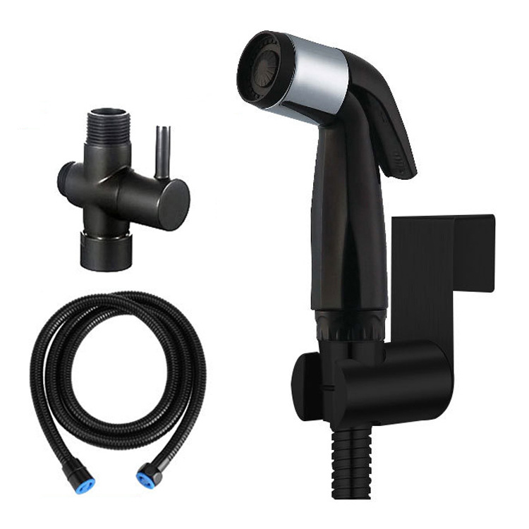 Handheld toilet, black bidet