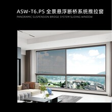 悬浮推拉窗-一款隐形下轨道、美观实用的推拉窗产品