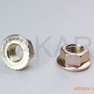 现货供应法兰面螺母，防滑螺母，非标特殊螺母做
