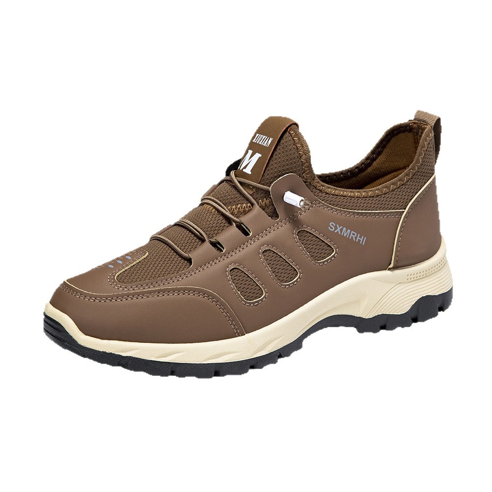 Zapatos de hombre nuevos zapatos deportivos de hombre al aire libre color sin lazos zapatos casuales cómodos zapatos ligeros transpirables de mediana edad