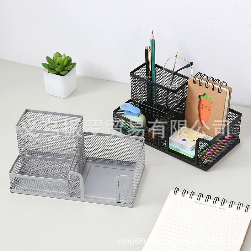 Metal pens holder, storage system for students, stationery
