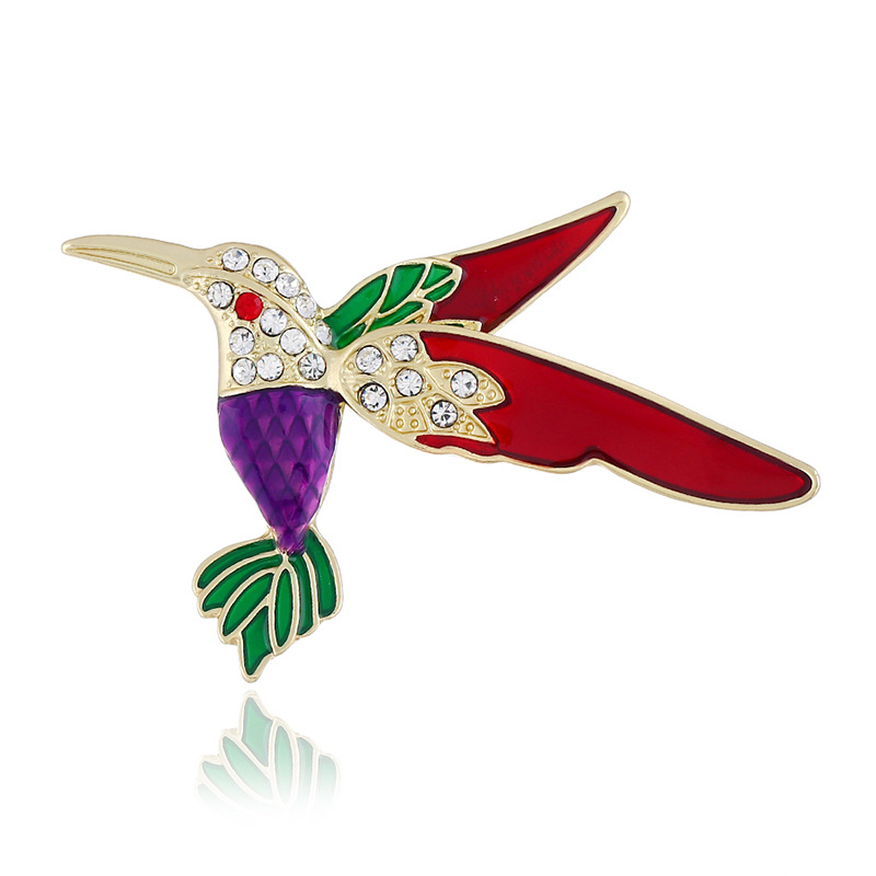 Fashion Animal Alloy Enamel Rhinestones Women's Brooches display picture 9