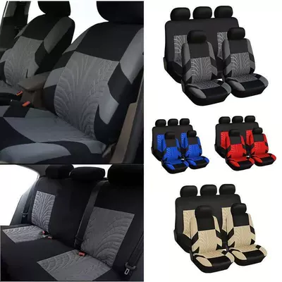 Foreign Trade Cross-Border Amazon Russia Universal Tire Pattern Press Car Seat Cover Art Fabric Cushion Europe and America