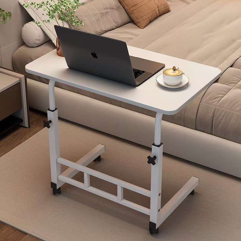 Mesa de cama simple elevación mesa de computadora móvil estante de almacenamiento perezoso mesa de estudio universitario mesa de estudio en casa image 7