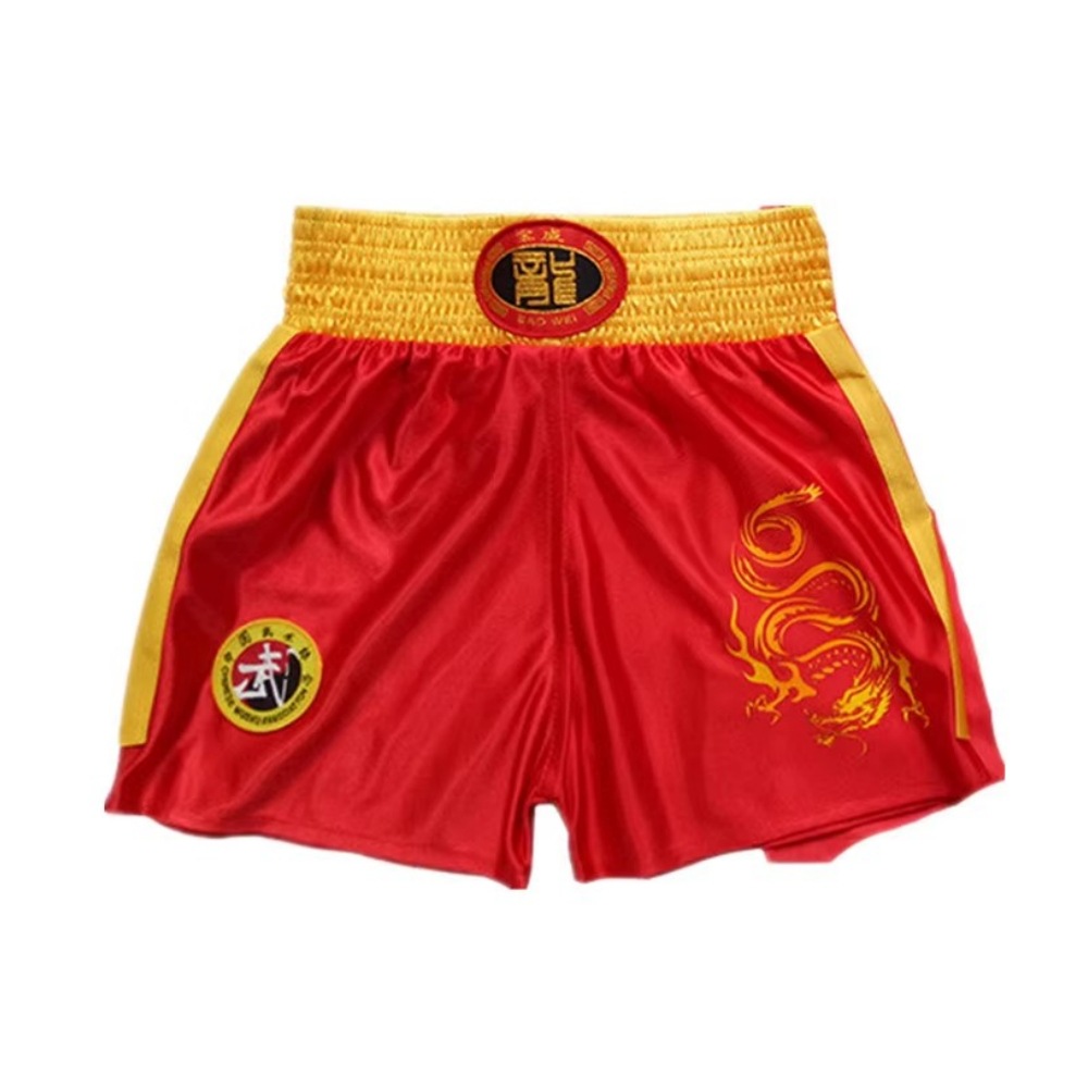 Adult Children's Boxer Shorts Martial Arts Sanda Fighting Shorts Muay Thai Shorts Martial Arts Training Competition Uniform