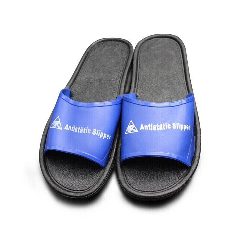 VLEN 无尘鞋防静电鞋蓝色男女通用电子工厂车间工作鞋静电鞋