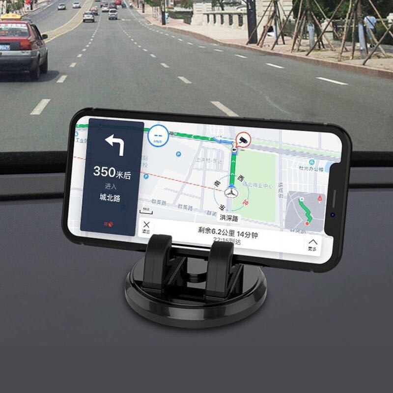 車の携帯電話ホルダー回転ベース車のデスクトップダッシュボードナビゲーション携帯電話 360 度シリコンセンターコンソールスタンド|undefined