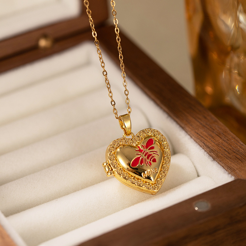 사랑벌 목걸이-레드