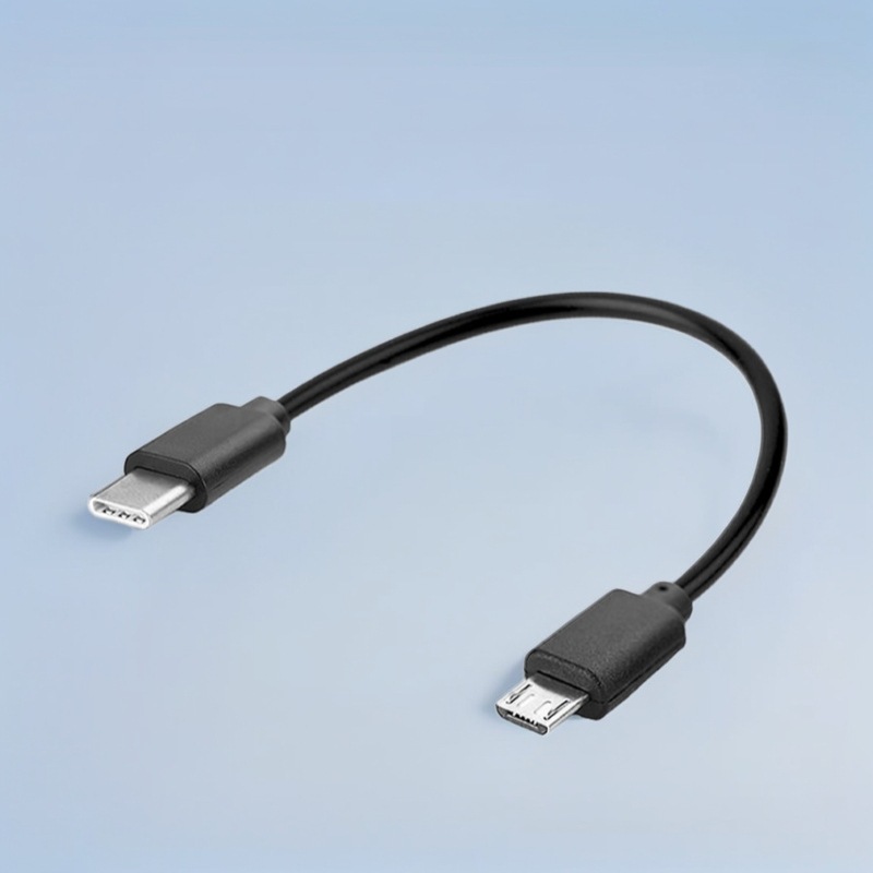 type-c转microusb数据线安卓手机互充对拷充电线耳机线带otg快充