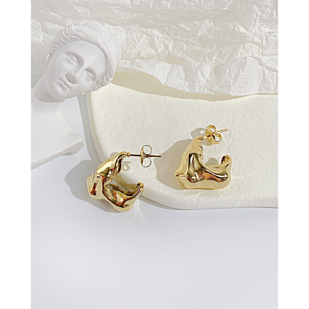 Fashion Irregular Stainless Steel Earrings Stainless Steel Earrings