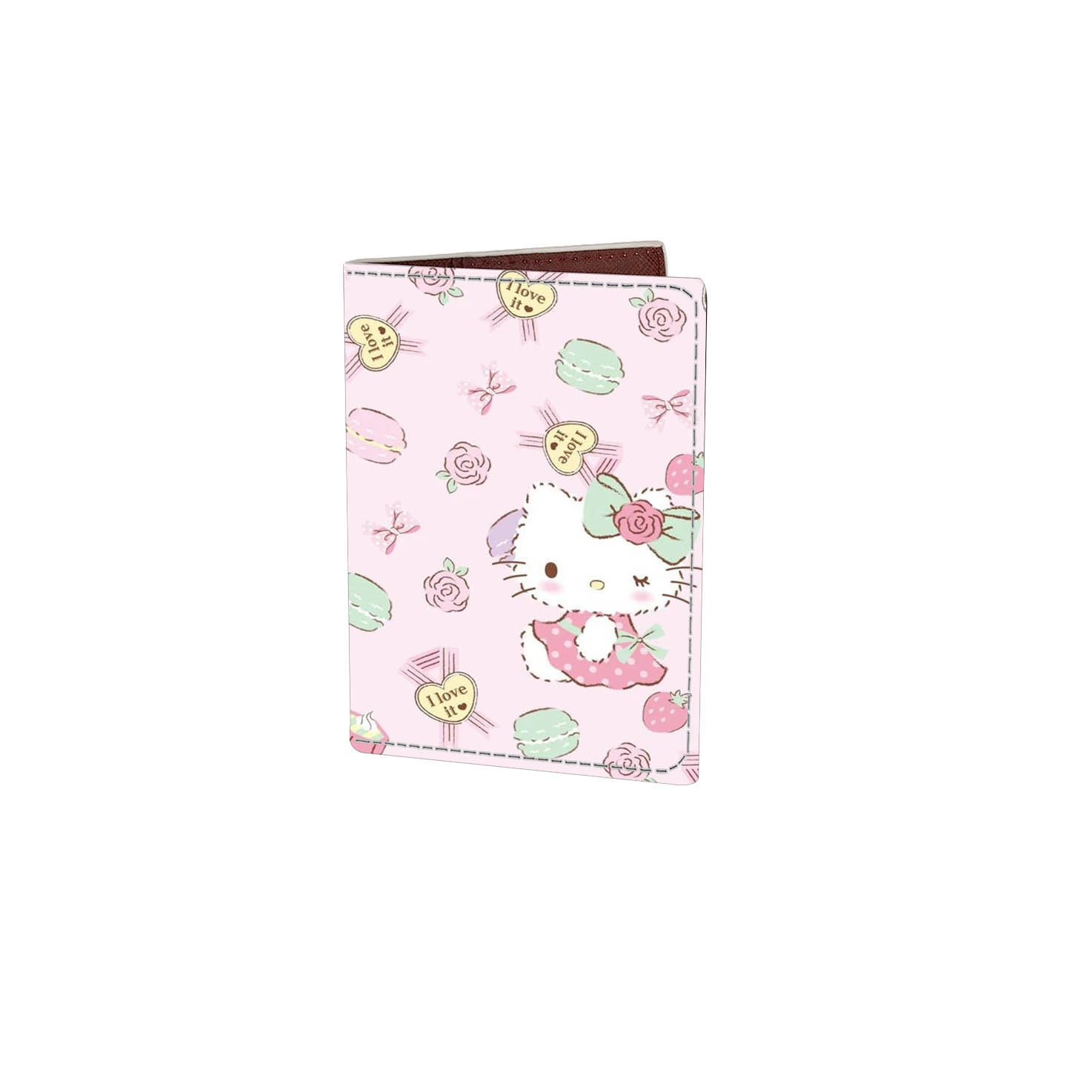Cross-border TEMU отправляет JIT Xiyin Shein Travel KT кошка паспортная сумка Sanrio ID папка для печати