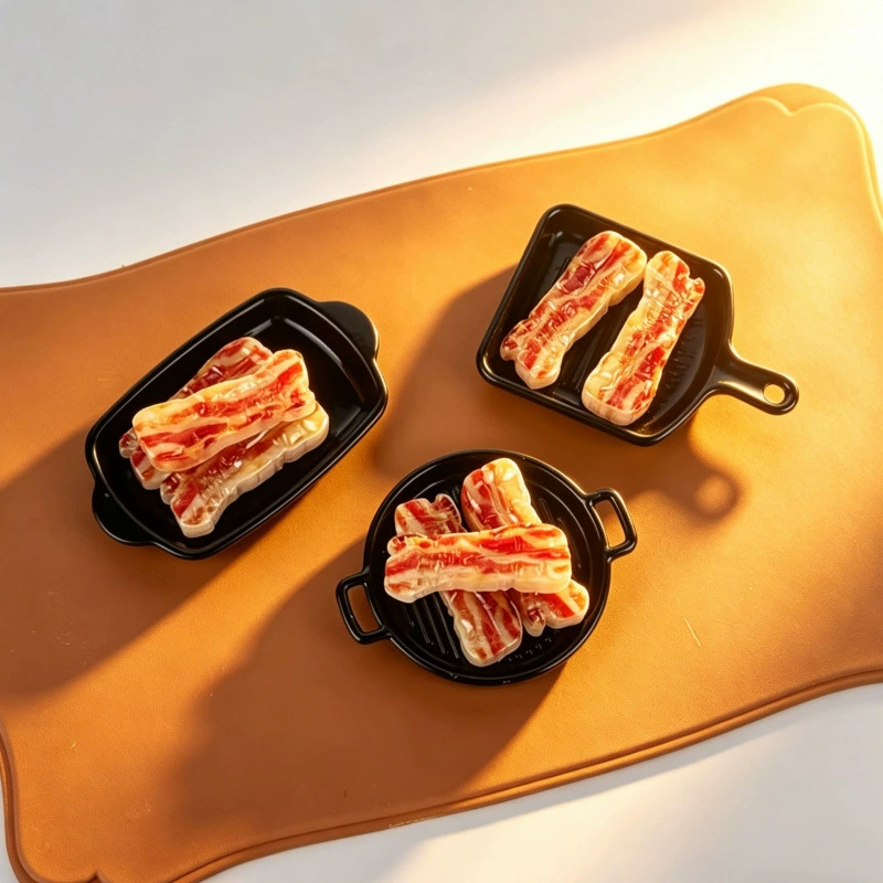 Миниатюрные фигурки еды бекон для кукольного домика набор для рукоделия