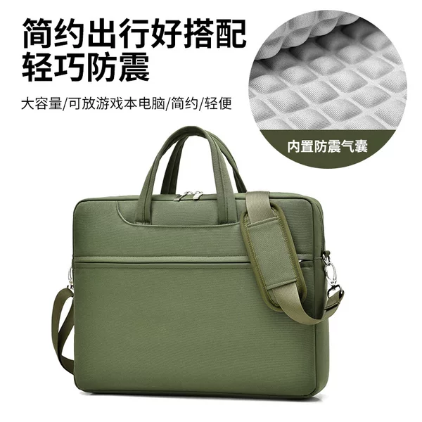 18inch Airbag Anti-Fall Laptop Bag for Men, Large Capacity Gaming Laptop Bag, Shoulder Briefcase with Custom Logo