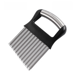 不鏽鋼波浪土豆切切馬鈴薯波浪刀薯條切波紋切花式廚房切條工具