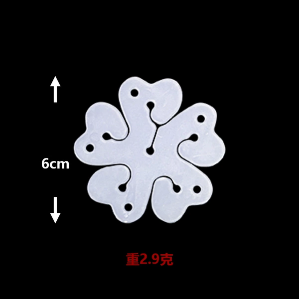 Single-layer balloon small plum blossom clip