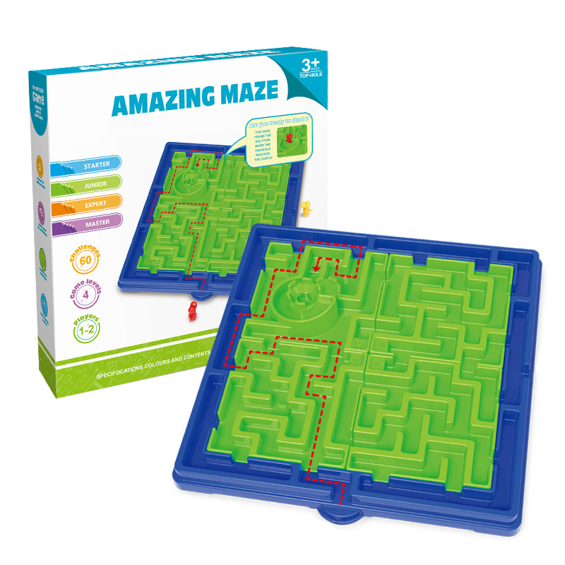 Cross-border children's puzzle maze breakthrough big adventure parent-child interactive desktop games logical thinking puzzle toys