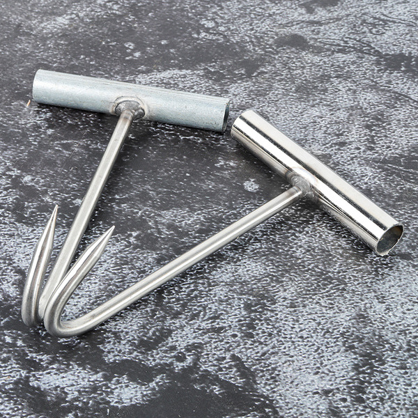 Stainless steel T-hook hand-pull meat hook multi-purpose T-hook…