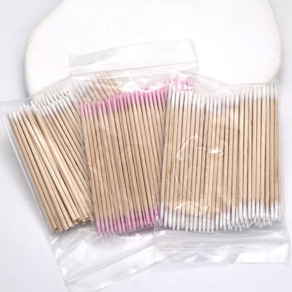 disposable cotton cotton swabs for manicure