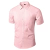 Pink shirt, with short sleeve