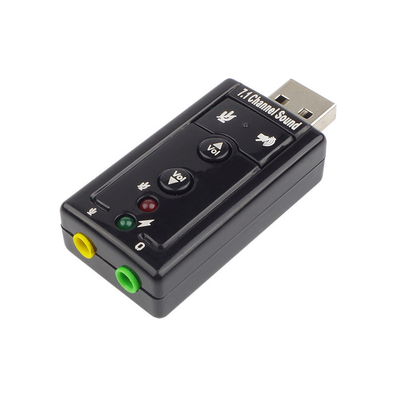 Tarjeta de sonido USB sin unidad adaptador de auriculares portátiles tarjeta de sonido externa independiente image 10