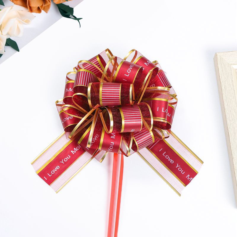 Cross-border 50 hilo de nieve grande confesión esférica mano tirar flor boda equipo coche puerta decoración caja de regalo embalaje flor bola bombeo flor