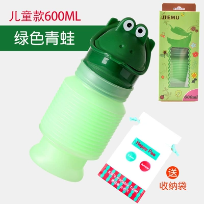 Urinal Portable Car Emergency Urine: Kempinq və səyahət - childrens-boxed-green-frog