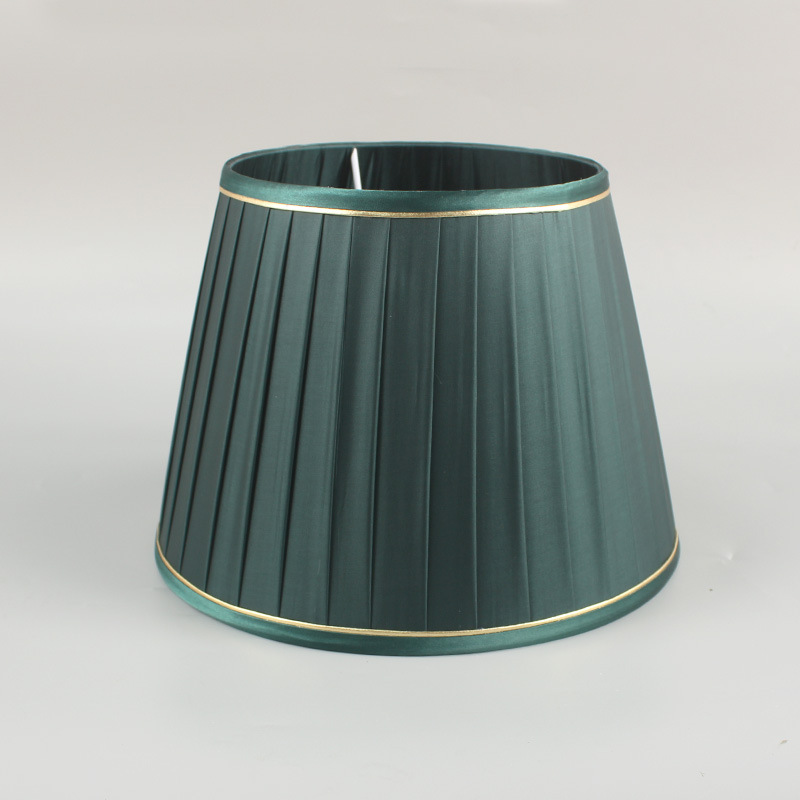Estilo europeo nostálgico tela plegable pantalla multi-color opcional lámpara de mesa dormitorio sala de estar del hotel tela pantalla accesorios de iluminación