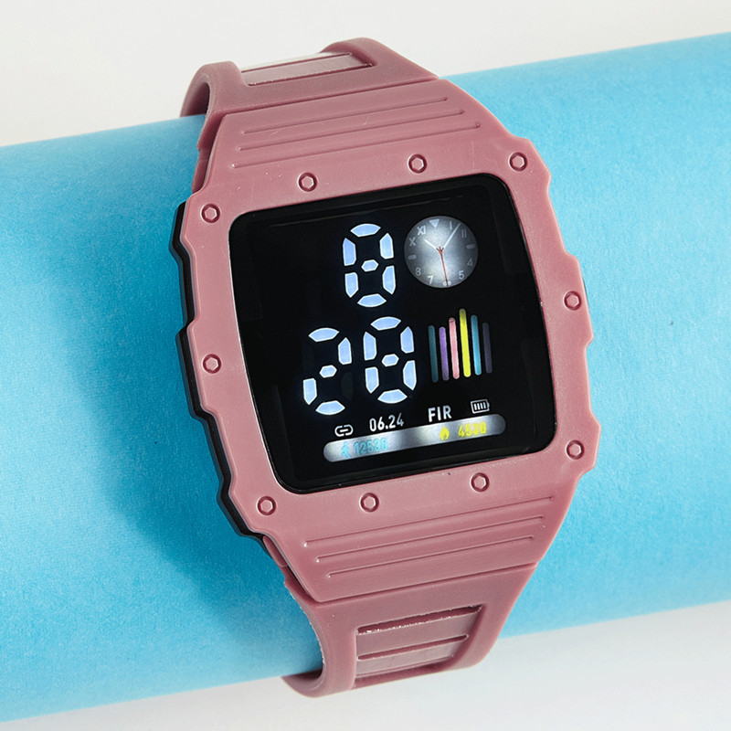 Nuevo reloj electrónico LED para hombres y mujeres Square Apple impermeable digital deportes estudiante niños LED reloj electrónico