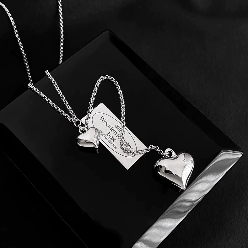 Серебряное длинное ожерелье с кисточками, цепочка для ключницы, легкий роскошный стиль, высококачественный стиль.