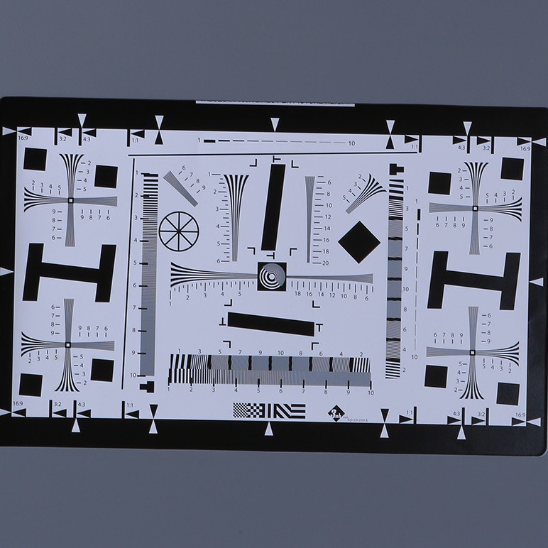 8倍高级清晰ISO12233分辨率测试卡(标准型) 清晰度测试3nh