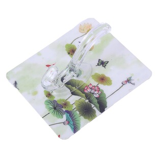 Factory foreign trade transparent hook sub-stall wholesale clothing transparent hook kitchen door after the non-perforated seamless hook