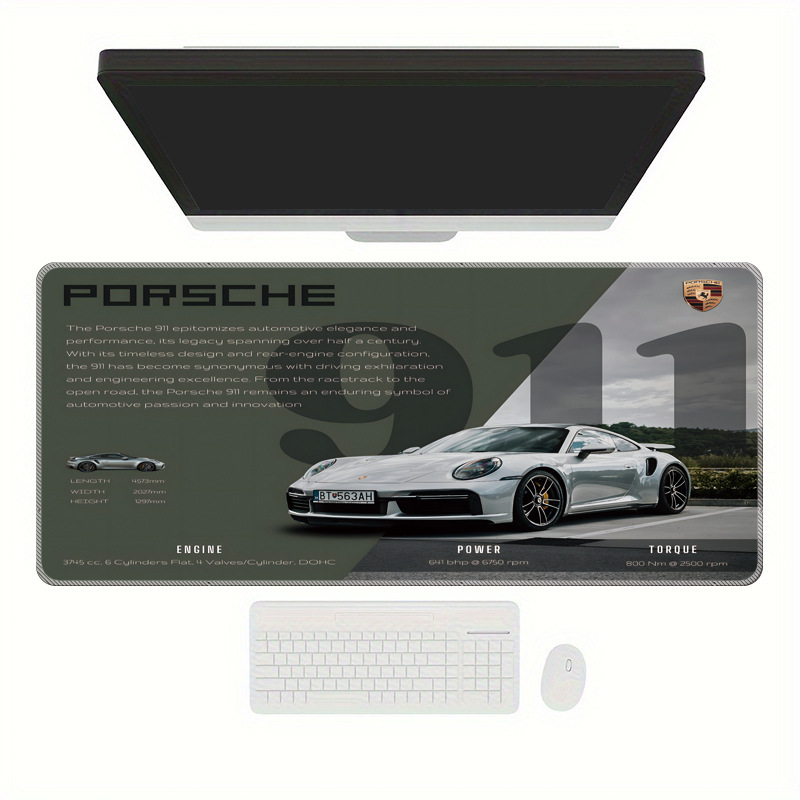 クロスボーダー特別供給スポーツカー ポルシェ 5 マウスパッド大型ハイエンド厚みのある汚れにくいマウスパッド密閉エッジ|undefined