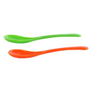 Plastic Seasoning Spoon Dessert Spoon Coffee Ice Cream Jelly Spoon Small Spoon Children Spoon Long Handle Plastic Spoon